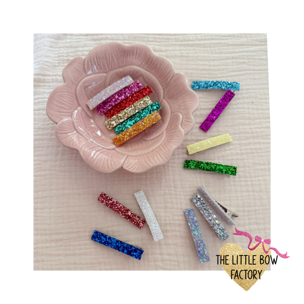 Sparkly straight style clips