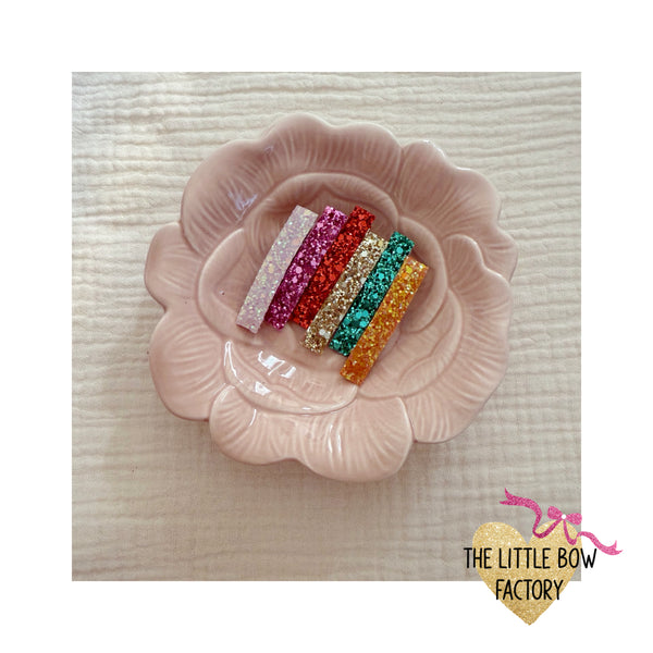 Sparkly straight style clips