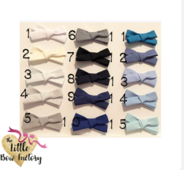 Ella cotton bows - Mini Clips
