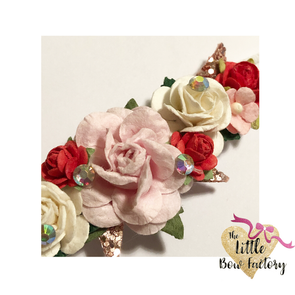 ltd edition Valentines flower crown