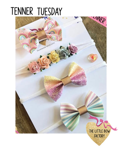 Rainbow spring set - clips