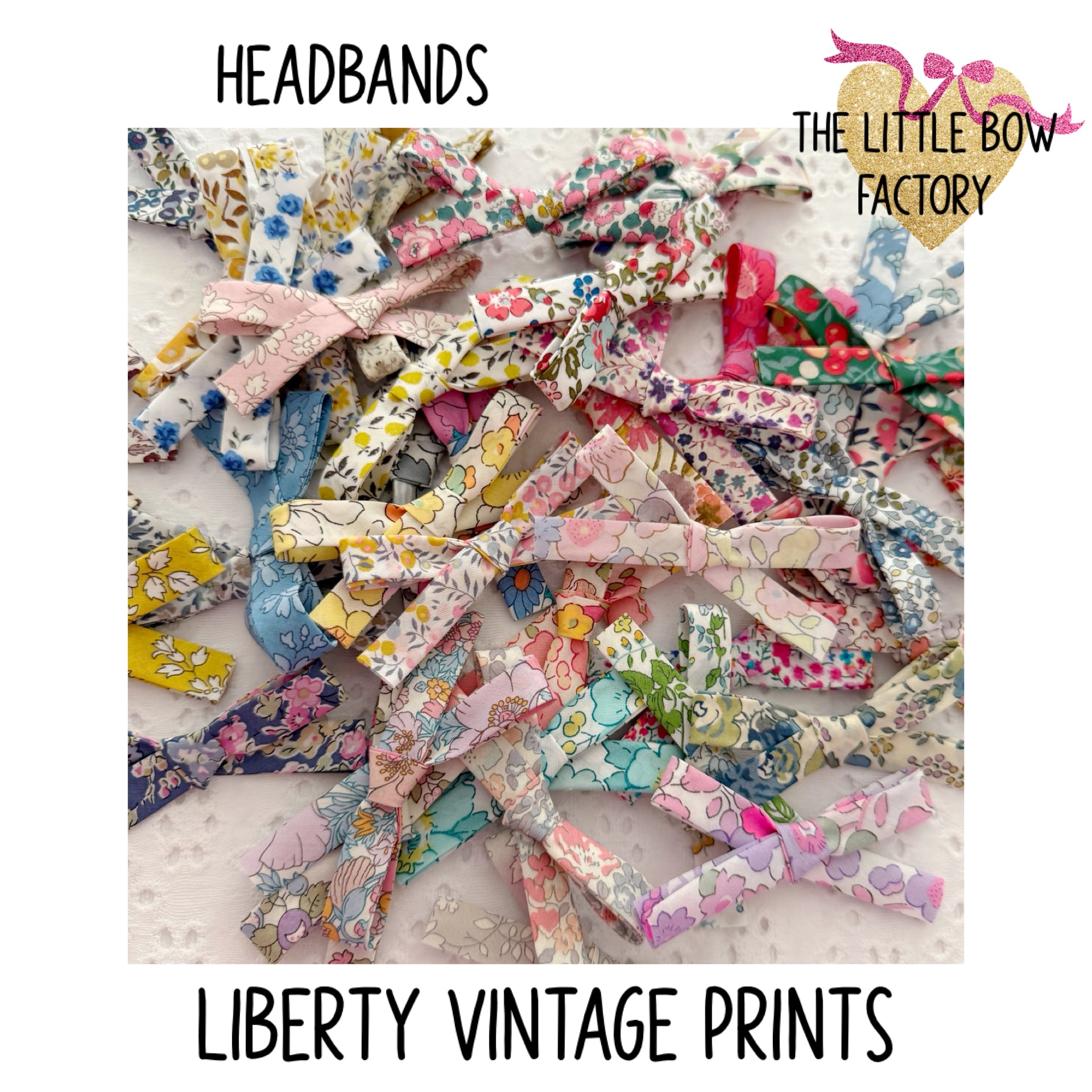 Vintage florals - liberty pretties Headbands