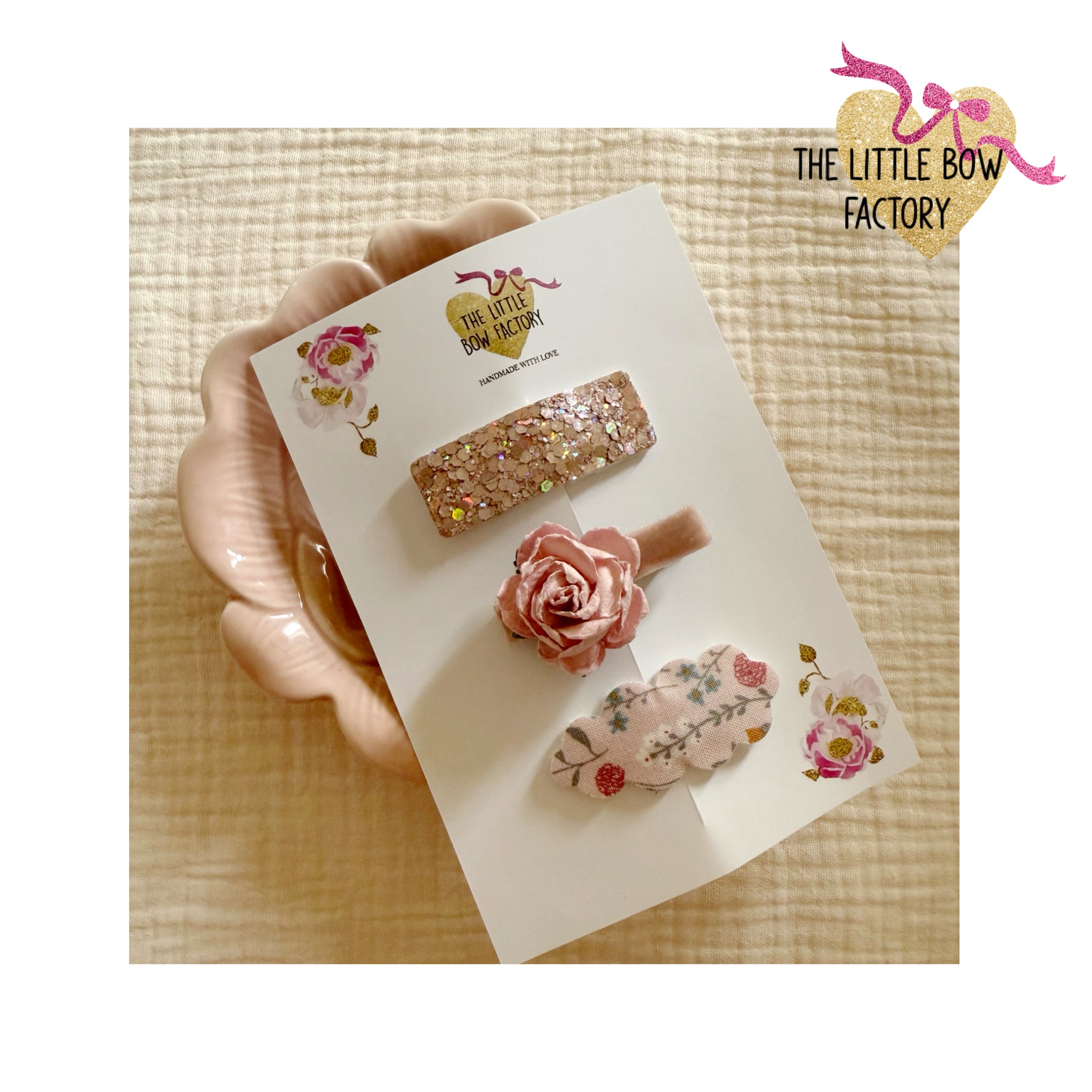 The pink wildflower set