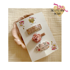 The pink wildflower set