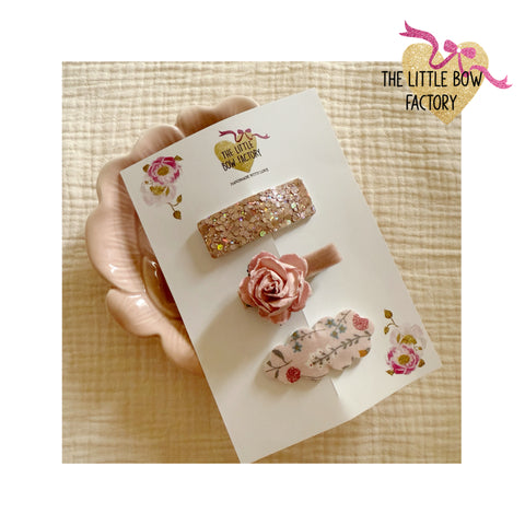 The pink wildflower set