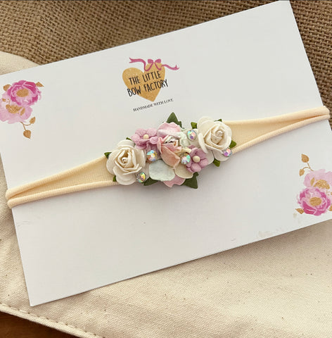 Fairy garden flower crown