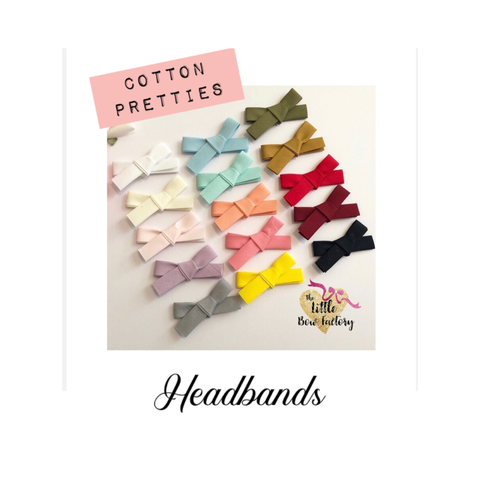 Ella cotton bow - Headbands