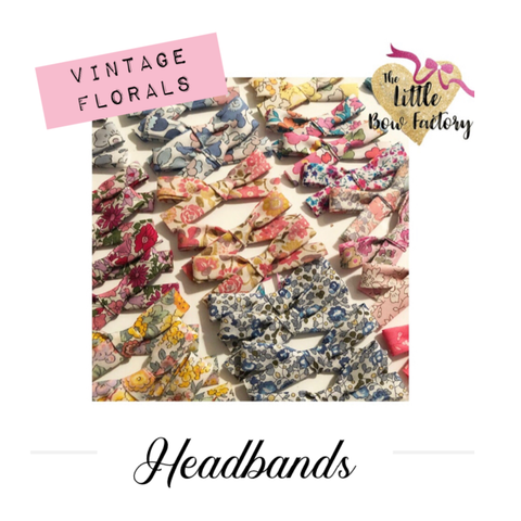 Vintage florals - liberty pretties Headbands