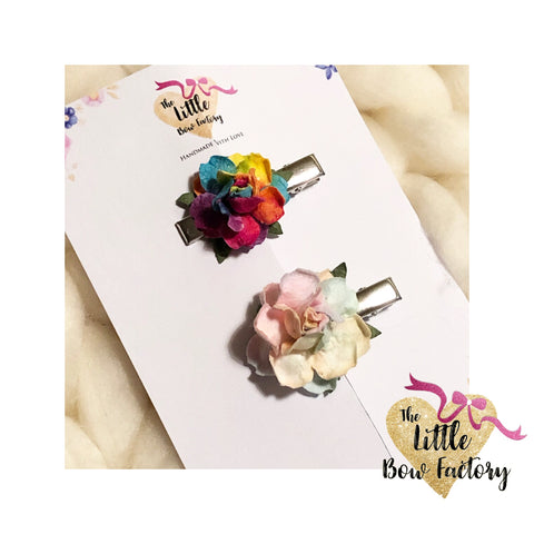 Rainbow flowers