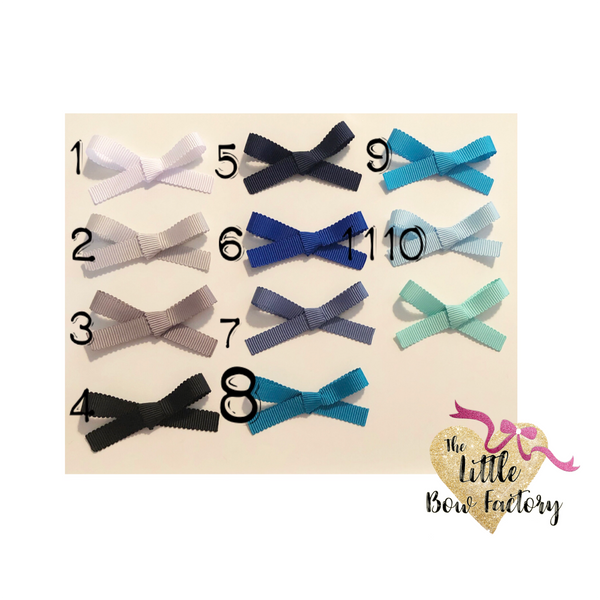 The essentials - Classic ribbon pretties clips / mini clips