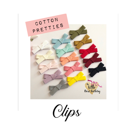 Ella cotton bow- Clips