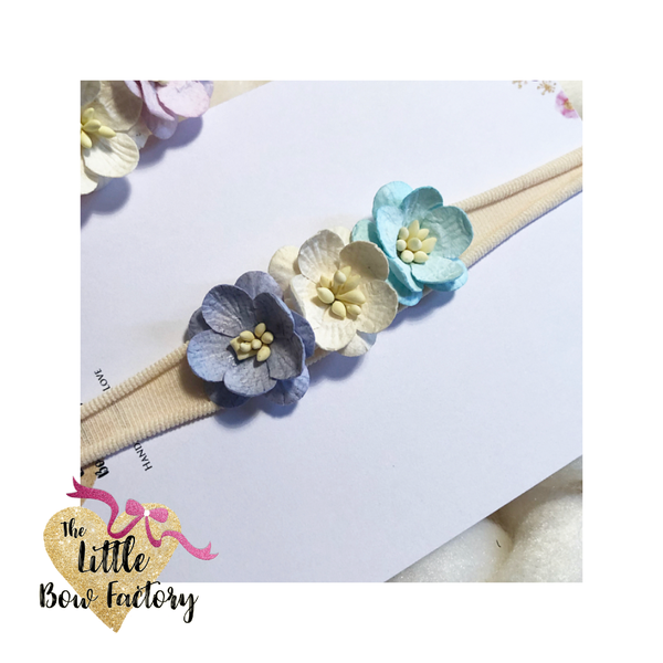 Ltd edtion - pastel pretty cherry blossom flower headbands