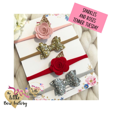 Sparkles and roses - tenner Tuesday