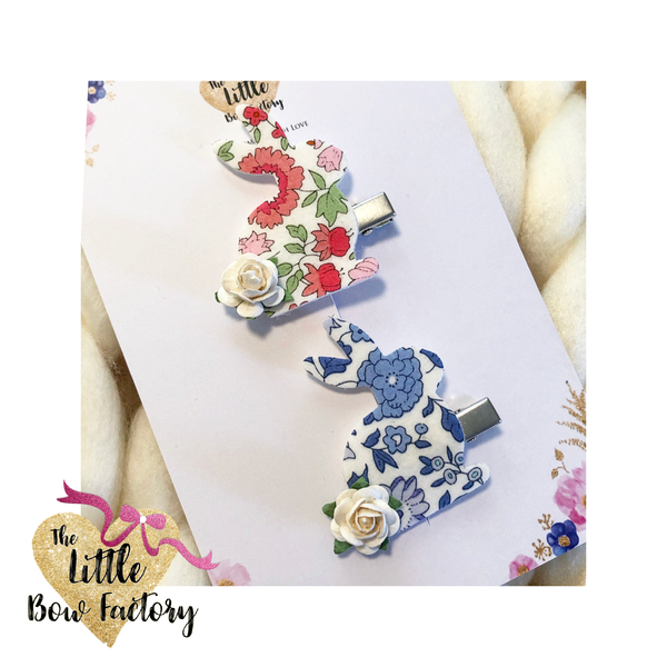 Ltd edtion - vintage floral bunny