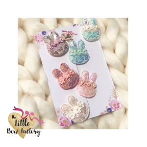 Shimmer sequin dainty bunny