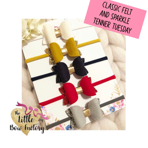 Classic felt and sparkles - Tenner Tuesday