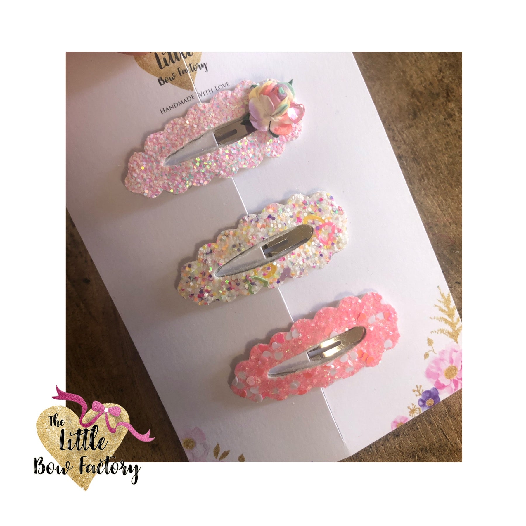 Confetti’s rainbow hearts - snap clips